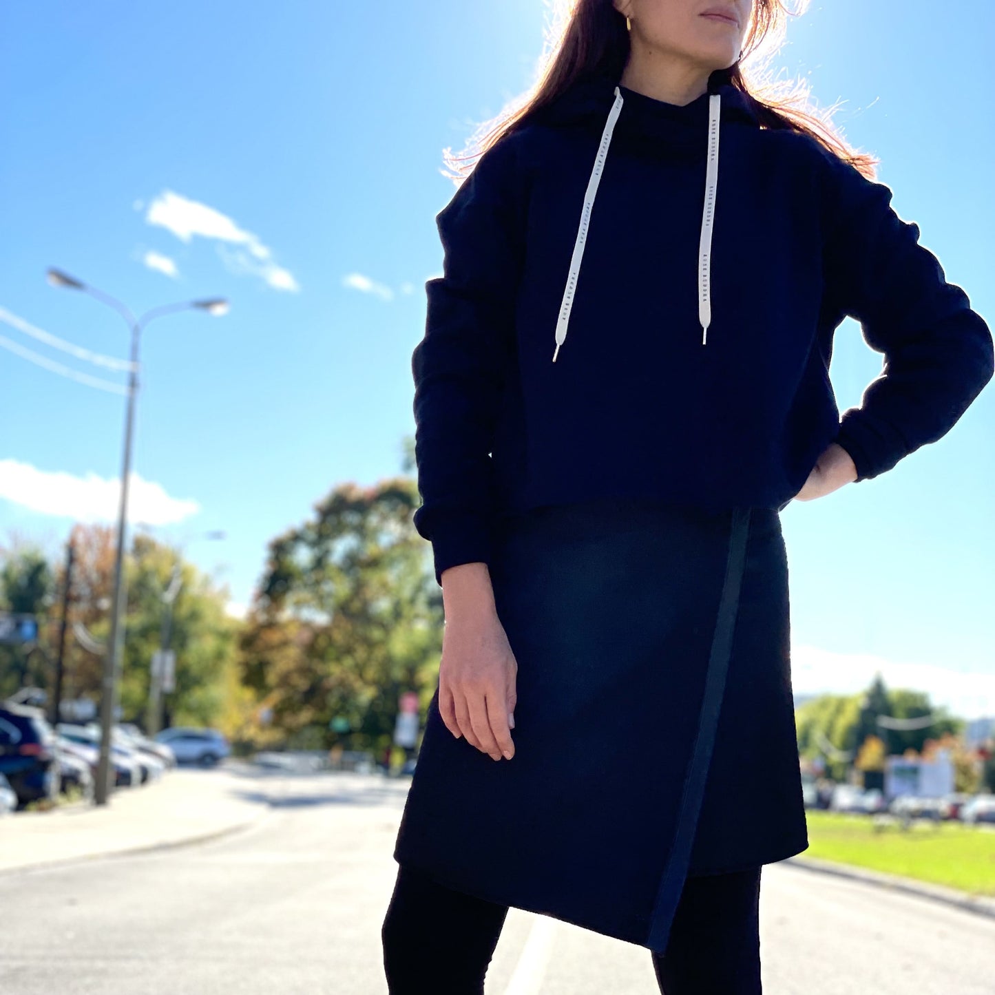 TUKUAN overskirt 4-14 - Black eco-friendly