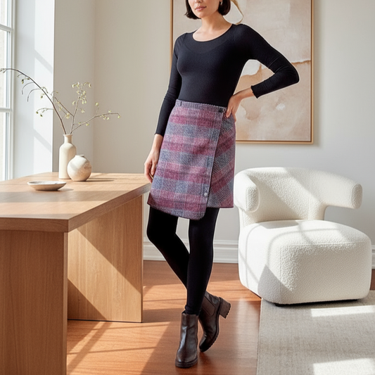 Purple Plaid Eco-friendly