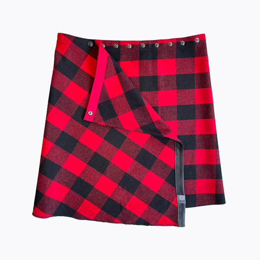 Canadian red plaid eco-friendly