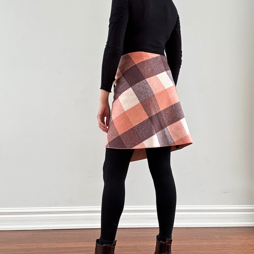 Peaches & Cream Plaid Eco-friendly