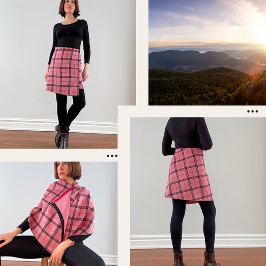 Pink Plaid Eco-friendly