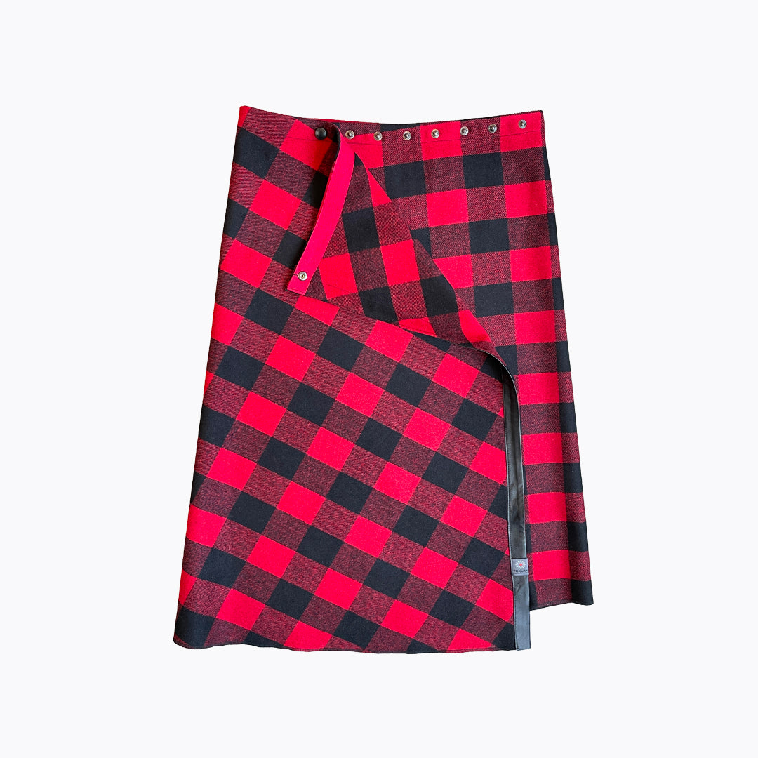 Canadian red plaid eco-friendly